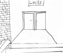 Zeichnung von dem Lyce